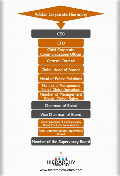 adidas hierarchy|Adidas corporate governance.